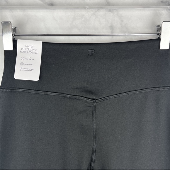 NWT Victoria Secret PINK Winter Performance Flare Stretch Leggings Yoga Black S - Picture 5 of 9